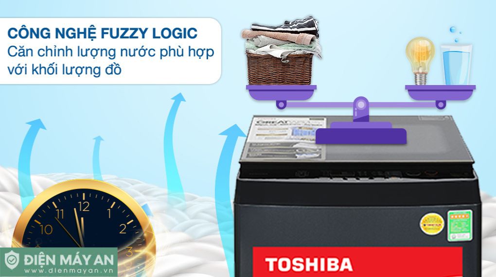 Máy Giặt Toshiba Inverter 10 Kg AW-DM1100PV(KK)